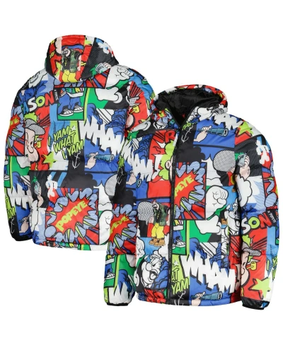 Reason Men's And Women's Popeye Puffer Full-zip Jacket In Multi