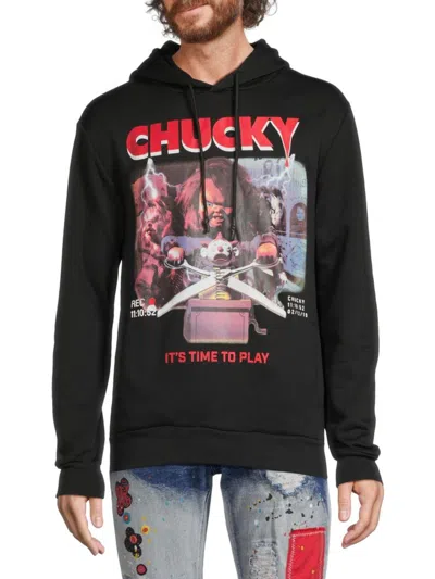Reason Men's Chucky Play Graphic Hoodie In Black