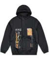 Reason Men's Scorpion Pullover Jacket In Black