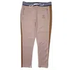 Reason Men's Striped Track Pant In Brown In Brown