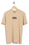 Reason Scarface Embroidered T-shirt In Neutral
