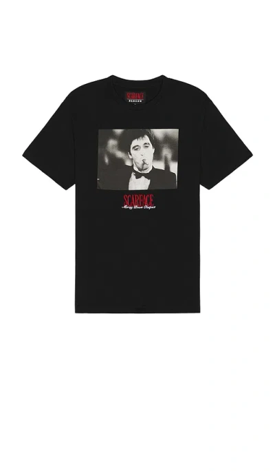 REASON SCARFACE EMBROIDERED TEE