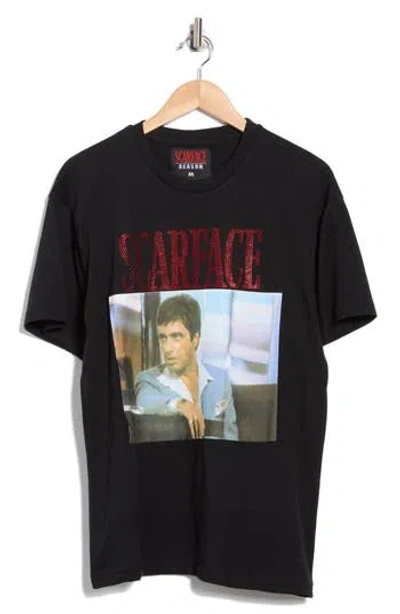 Reason Scarface Graphic T-shirt In Black
