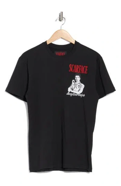 Reason Scarface Graphic T-shirt In Black