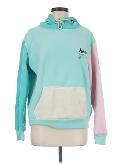 Pre-owned Reason Sweatshirt In Teal