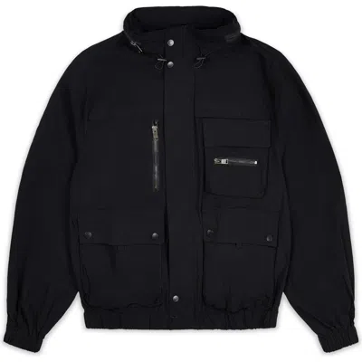 Reason Men's Utility Stretch Nylon Jacket In Black
