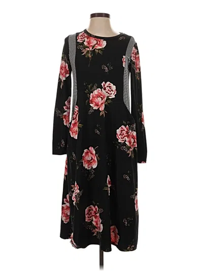 Pre-owned Reba Casual Dress In Black