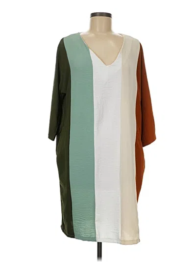 Pre-owned Reba Casual Dress In Green