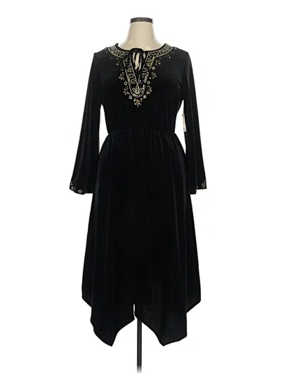 Pre-owned Reba Cocktail Dress In Black