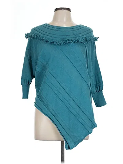 Pre-owned Reba Pullover Sweater In Blue