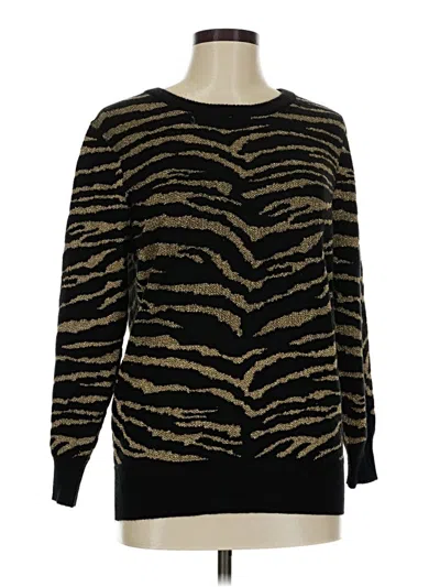 Pre-owned Reba Pullover Sweater In Gold