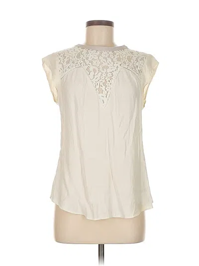 Pre-owned Reba Sleeveless Blouse In White