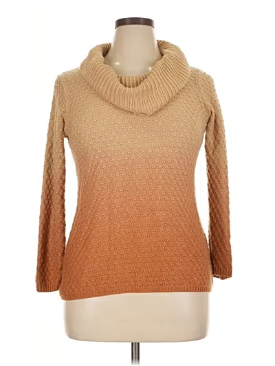 Pre-owned Reba Turtleneck Sweater In Brown