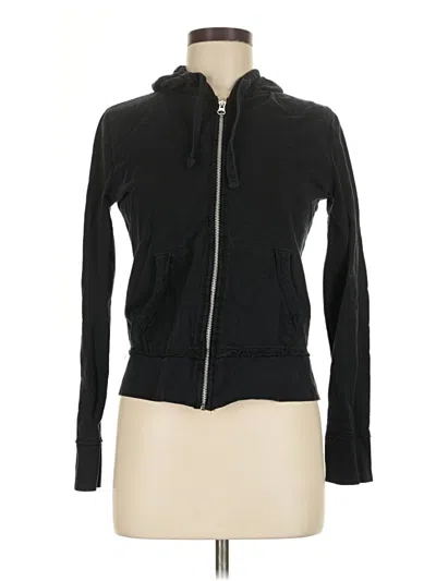 Pre-owned Reba Zip Up Hoodie In Black