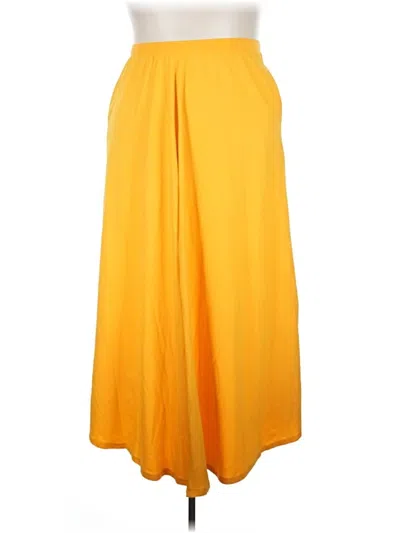 Pre-owned Rebdolls Casual Skirt In Yellow