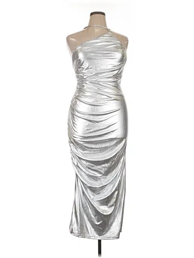 Pre-owned Rebdolls Cocktail Dress In Silver
