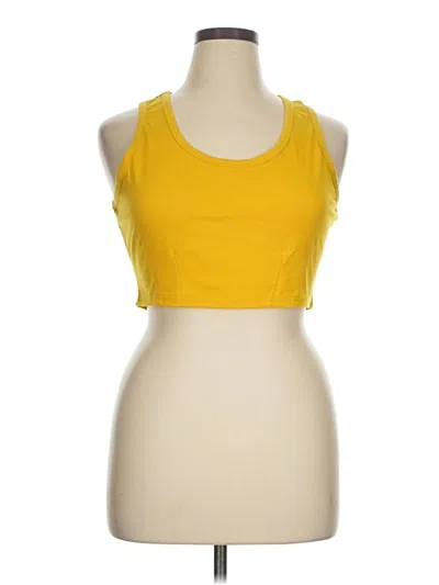 Rebdolls Tank Top Yellow Halter Neckline Tops