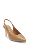 Rebecca Allen Arrow Slingback Pump In Brown