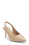 Rebecca Allen Arrow Slingback Pump In Neutral