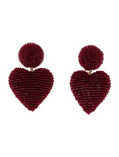 Pre-owned Rebecca De Ravenel Mini Cora Beaded Clip-on Earrings In Multi