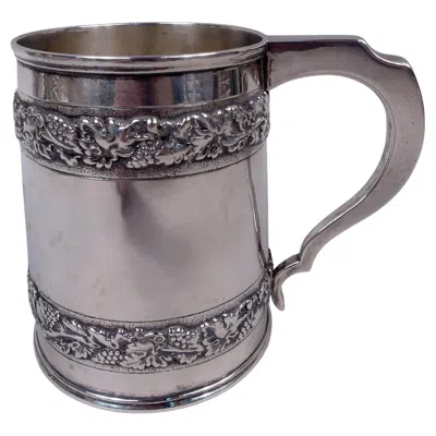 Pre-owned Rebecca Emes & Edward Barnard 1 Emes & Barnard English Georgian Sterling Silver Cann Mug, 1810