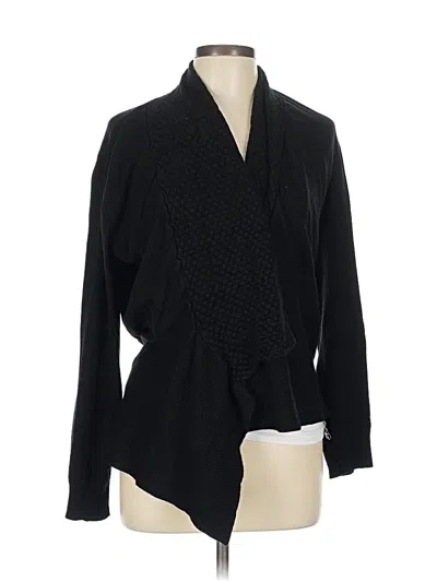 Pre-owned Rebecca Malone Cardigan Sweater In Black