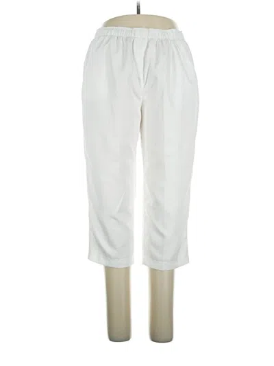 Pre-owned Rebecca Malone Casual Pants In Ivory