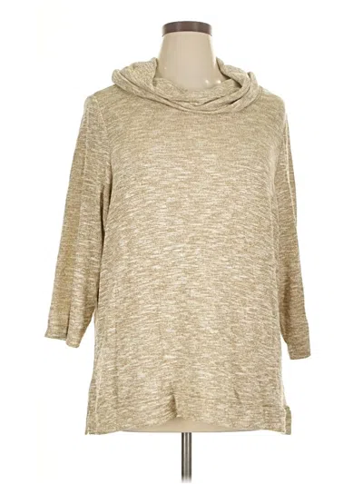 Rebecca Malone Pullover Sweater In Tan