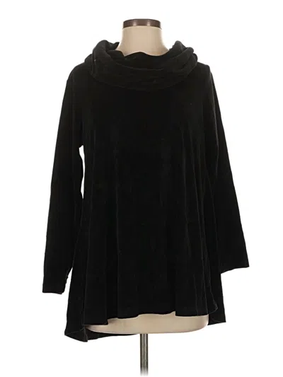 Pre-owned Rebecca Malone Turtleneck Sweater In Black