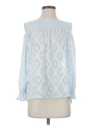 Pre-owned Rebecca Minkoff 3/4 Sleeve Blouse In Blue