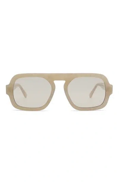 Rebecca Minkoff 55mm Rhiannon Aviator Sunglasses In Neutral