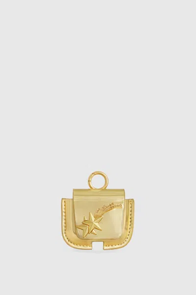 Rebecca Minkoff Air Pod Case With Shooting Stars In Gold