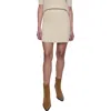 Rebecca Minkoff Alai Mini Skirt In Chalk