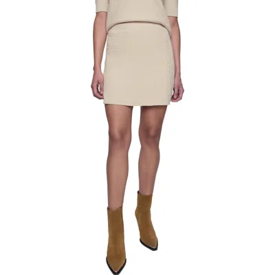 REBECCA MINKOFF REBECCA MINKOFF ALAI COTTON BLEND BOUCLÉ MINISKIRT