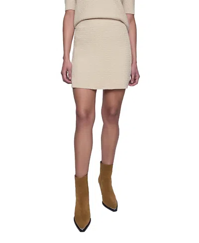 Rebecca Minkoff Alai Mini Skirt In Chalk