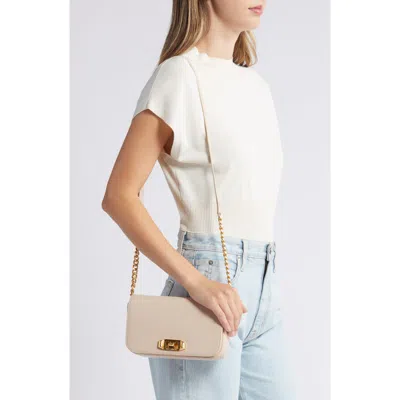 Rebecca Minkoff Amour Leather Crossbody Bag In Latte