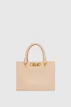 Rebecca Minkoff Amour Mini Tote Bag In Latte