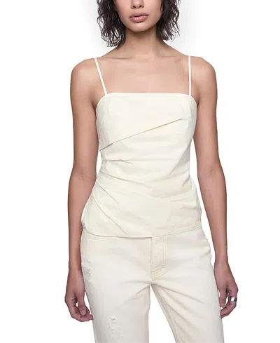 REBECCA MINKOFF ANITA PLEATED CAMI TOP
