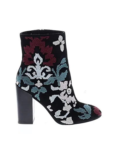 Pre-owned Rebecca Minkoff Ankle Boots In Burgundy