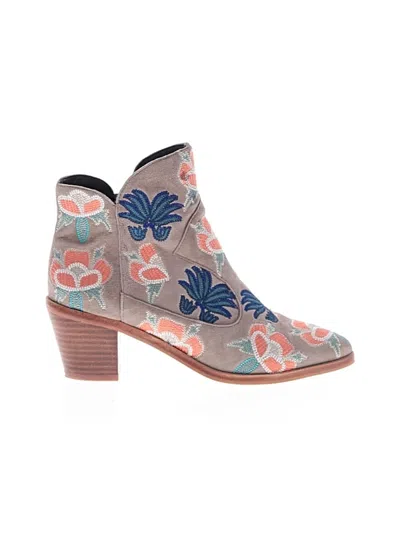 Pre-owned Rebecca Minkoff Ankle Boots In Gray