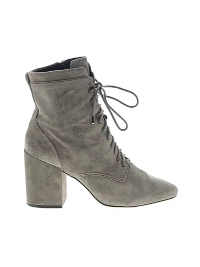 Pre-owned Rebecca Minkoff Ankle Boots In Gray