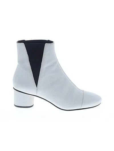 Pre-owned Rebecca Minkoff Ankle Boots In White