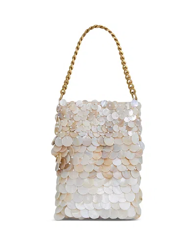 Rebecca Minkoff Ashlee Small Seashell Iphone Pouch In Neutral