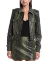 Rebecca Minkoff Astrid Leather Bomber Jacket In Multi