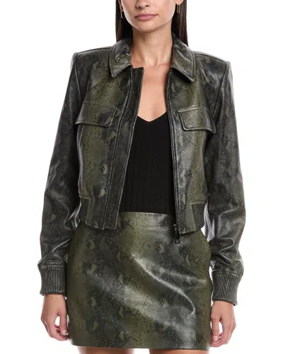 REBECCA MINKOFF REBECCA MINKOFF ASTRID LEATHER BOMBER JACKET