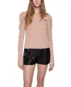 Rebecca Minkoff Astrid Puff Sleeve Top In Oat
