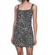 Rebecca Minkoff Avery Print Tank Minidress In Black