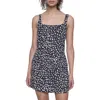 Rebecca Minkoff Avery Print Tank Minidress In Spotted Feather