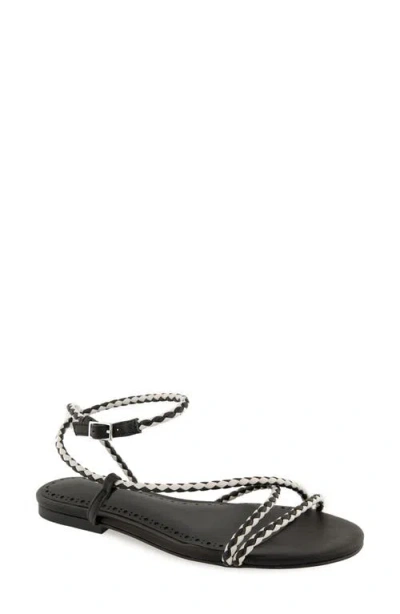 Rebecca Minkoff Ayla Ankle Strap Sandal In Black