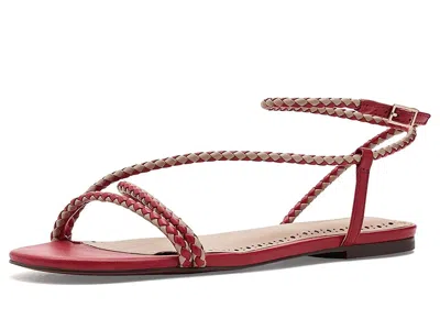 Rebecca Minkoff Ayla Braided Sandals In Red